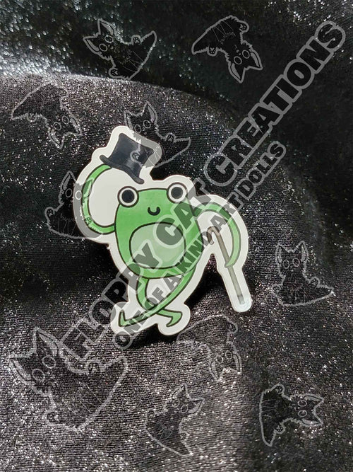 "Dapper Lil Frog" Sticker