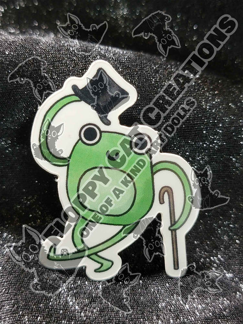 "Dapper Lil Frog" Sticker