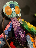 OOAK Buttons & Beads in Rainbow