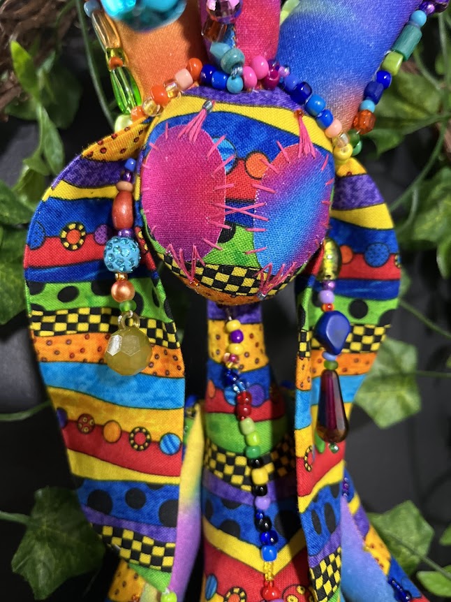Rainbow Jester Stitchpunk
