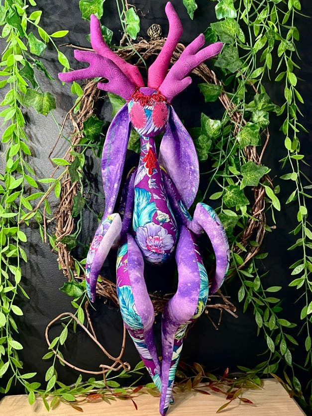 Lavender Jade Deer Stitchpunk