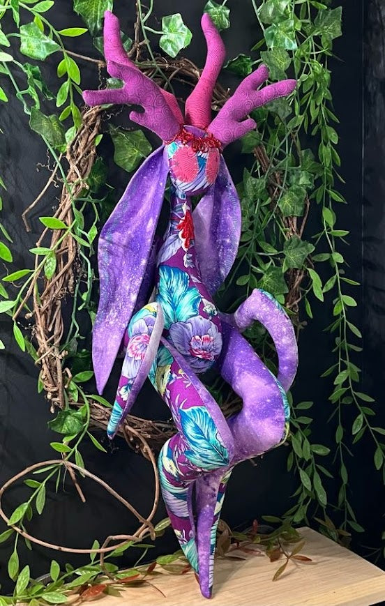 Lavender Jade Deer Stitchpunk