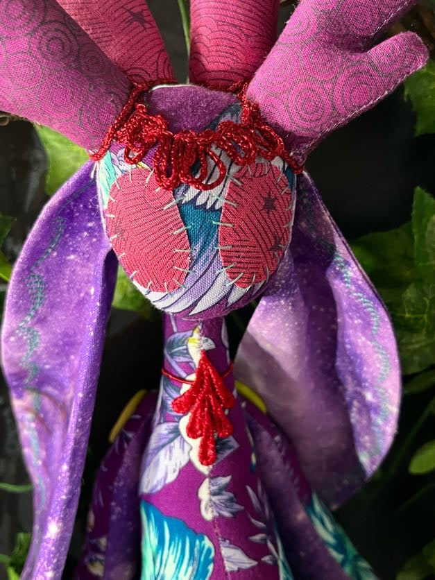 Lavender Jade Deer Stitchpunk