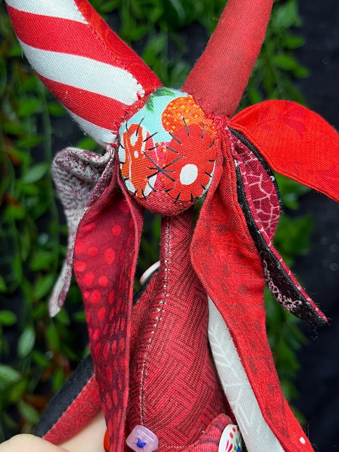 Red Candy Cane Horn Frankenpunk