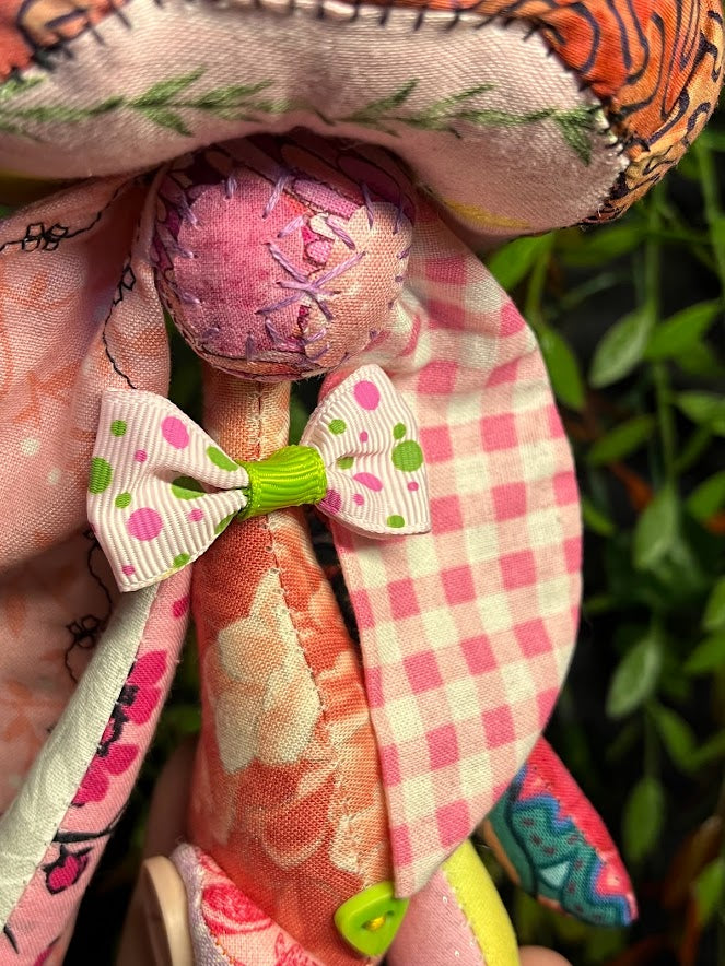 Pink Horned Mushroom Frankenpunk