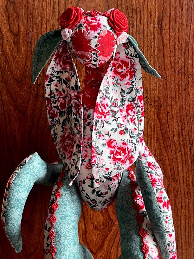 Peeking Rosehips In Stitchpunk