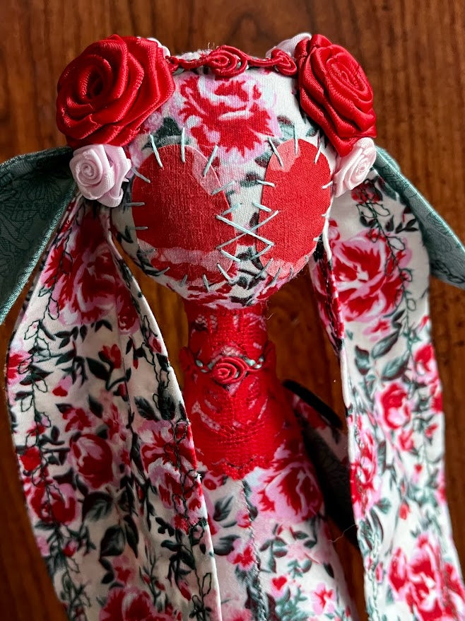 Peeking Rosehips In Stitchpunk
