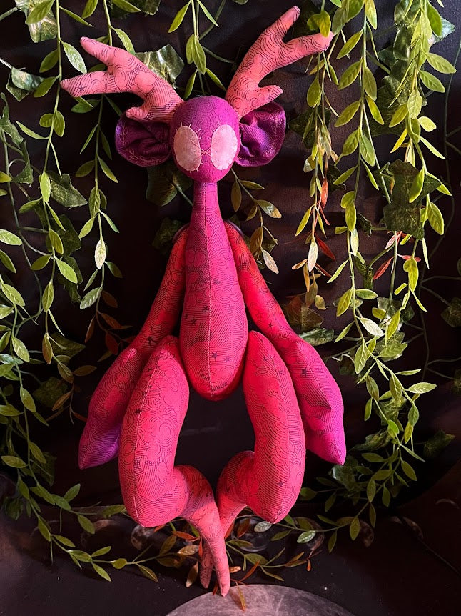 Fuchsia Deer Stitchpunk
