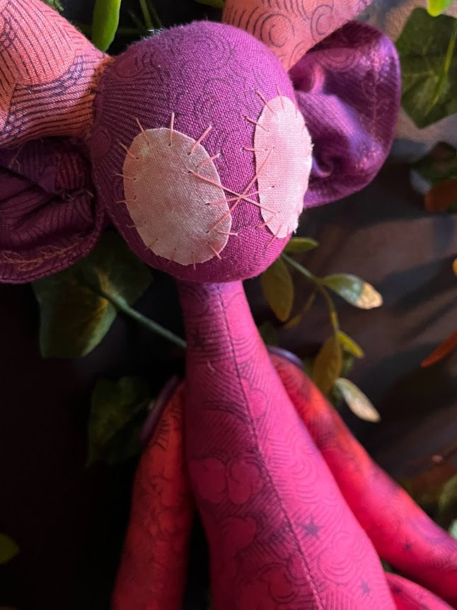 Fuchsia Deer Stitchpunk