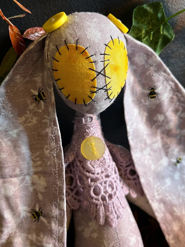 Lavender Bees Stitchpunk