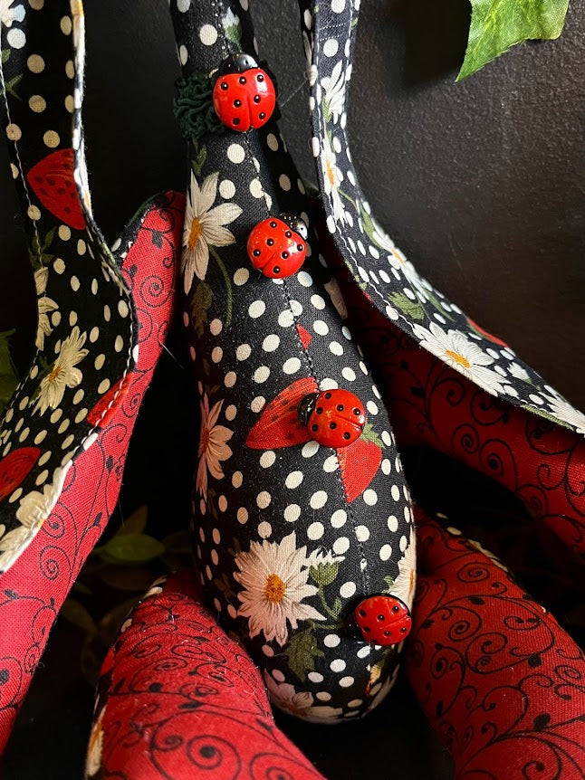 Strawberries & Ladybugs Stitchpunk