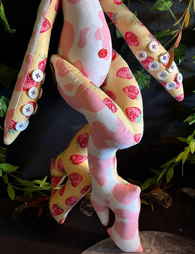 Strawberry Cow Stitchpunk