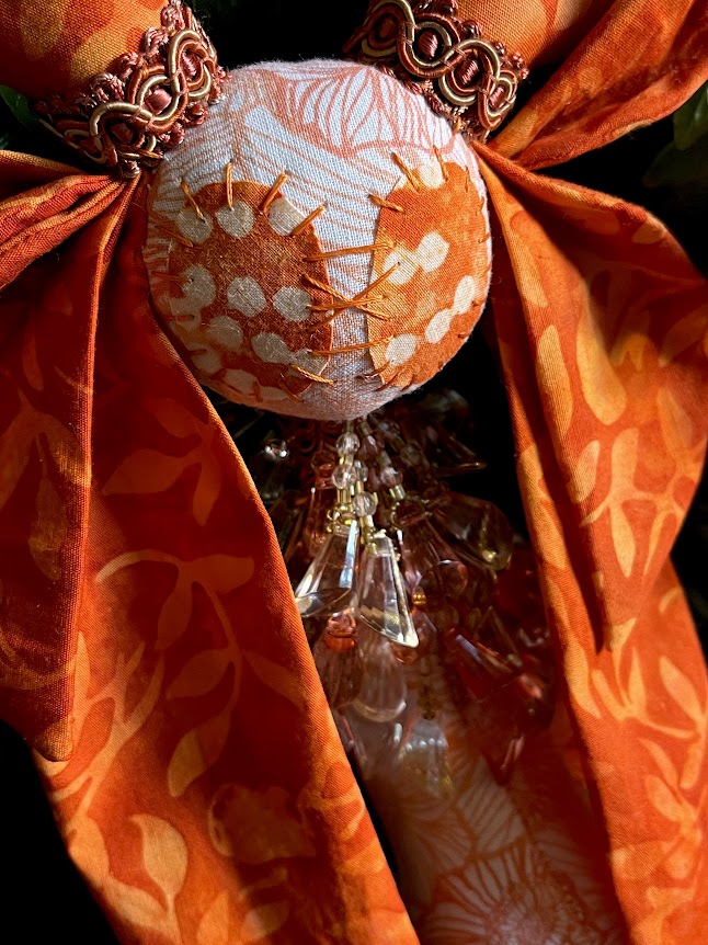 Orange Spring Buds Stitchpunk