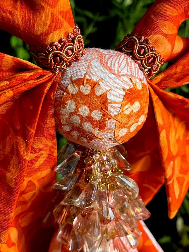 Orange Spring Buds Stitchpunk