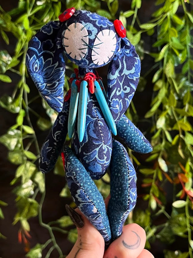 Blue Flower Red Thorns Pocketpunk