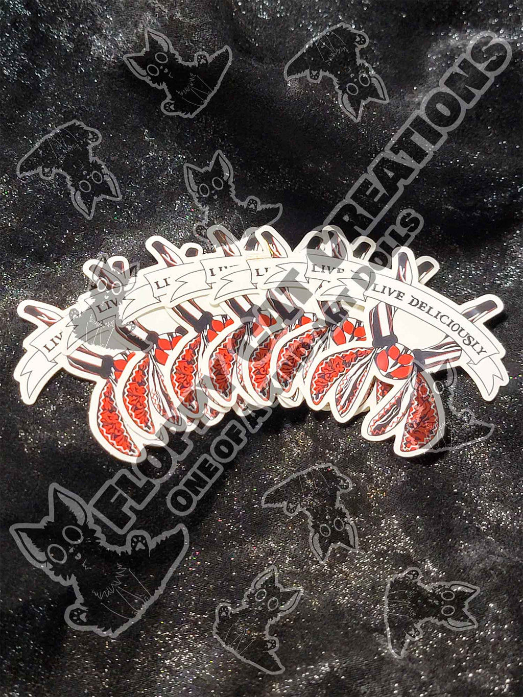 "Live Deliciously" Sticker
