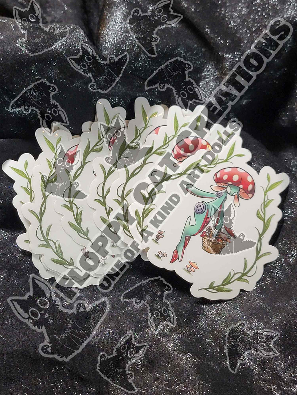 "MushPunk In A Field" Sticker