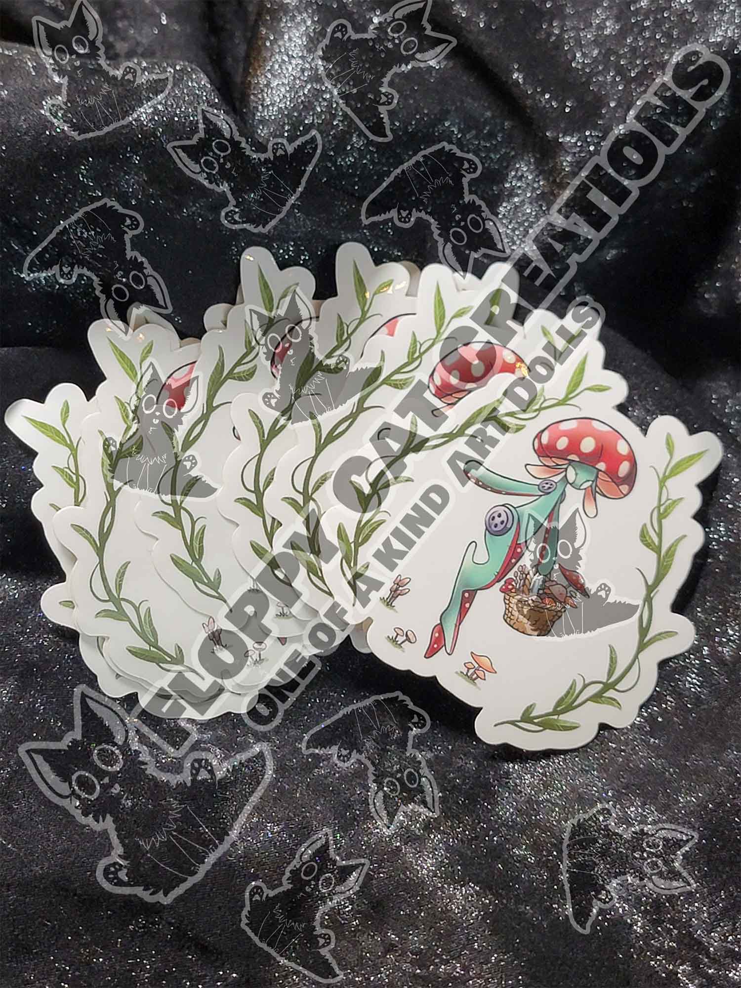 "MushPunk In A Field" Sticker