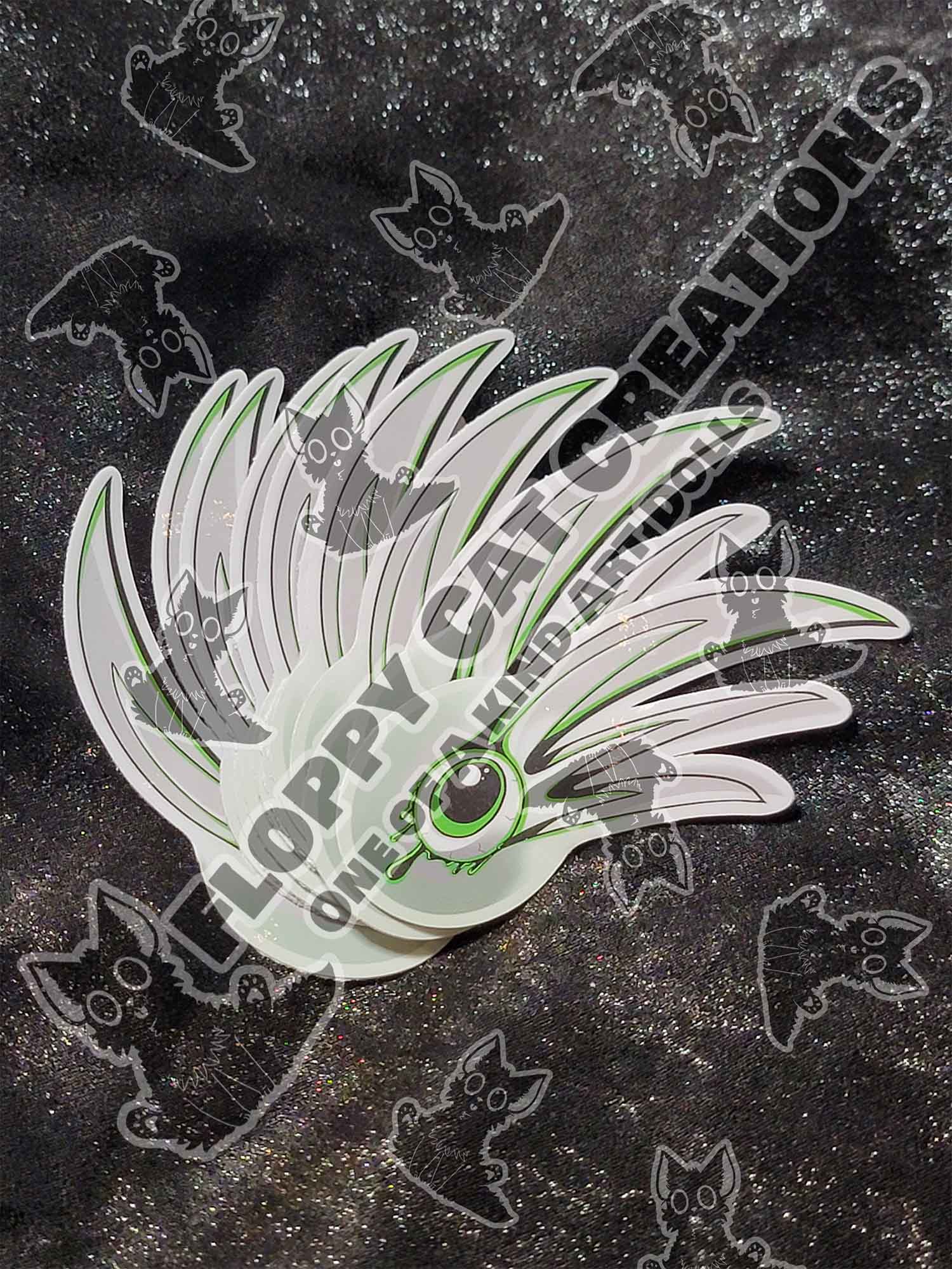 "Keep A Sharp Eye Out!" Sticker