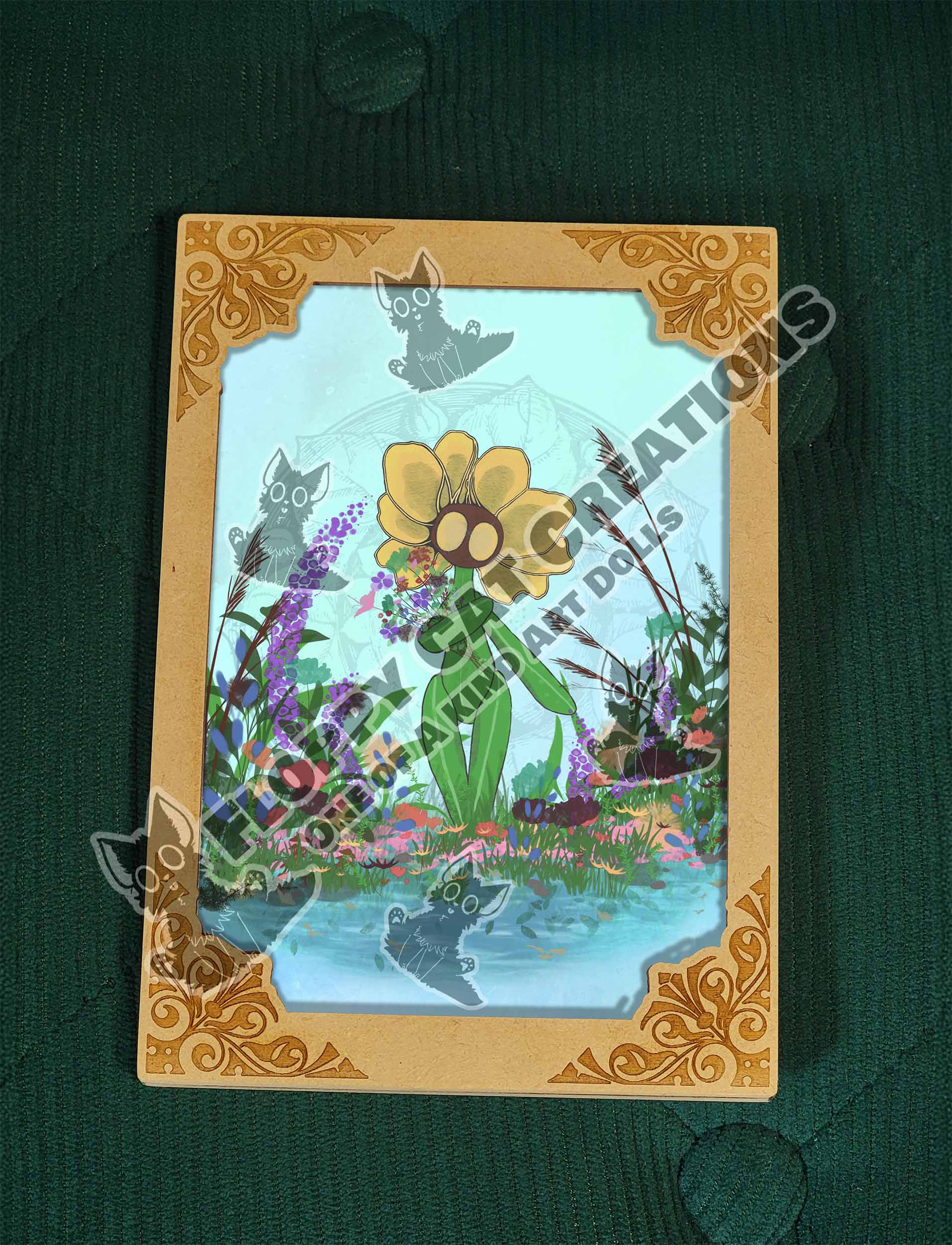 "Sweet Sunflower Punk" Art Print