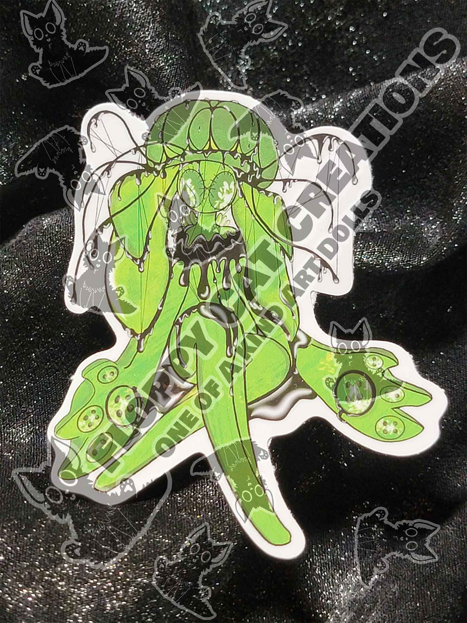 "Toxic Waste Ink Cap" Sticker