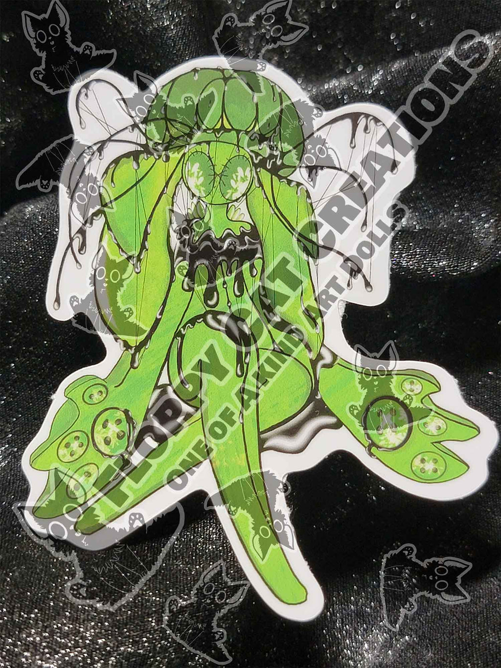 "Toxic Waste Ink Cap" Sticker