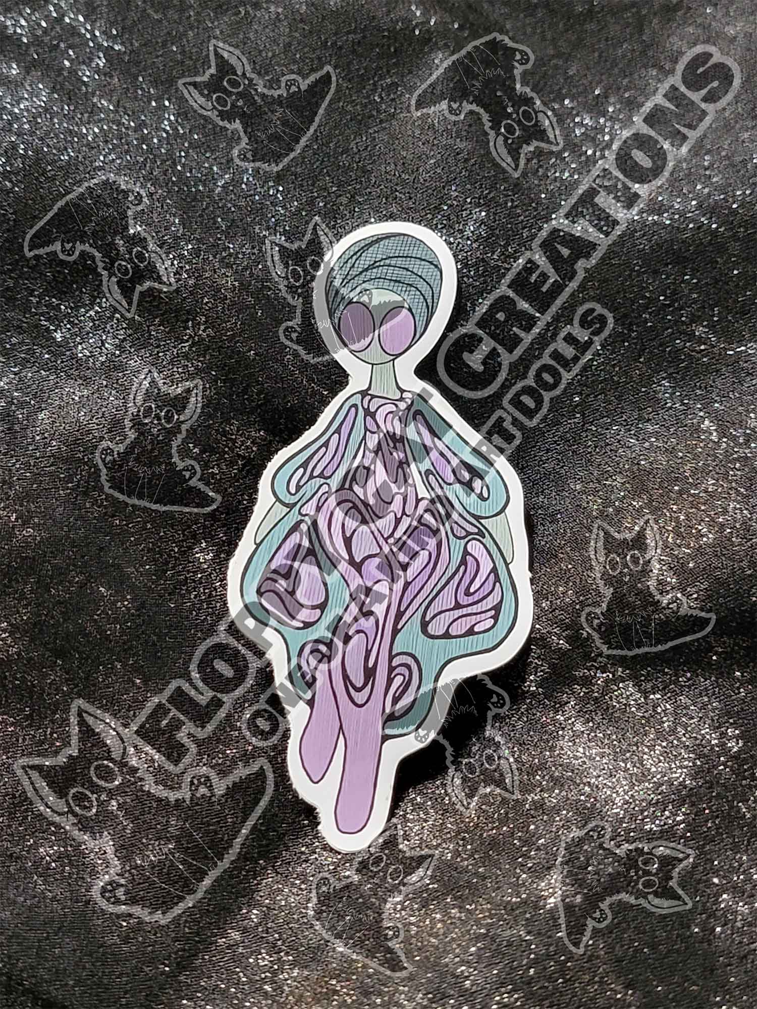 "Waterfall Dress StitchPunk" Sticker
