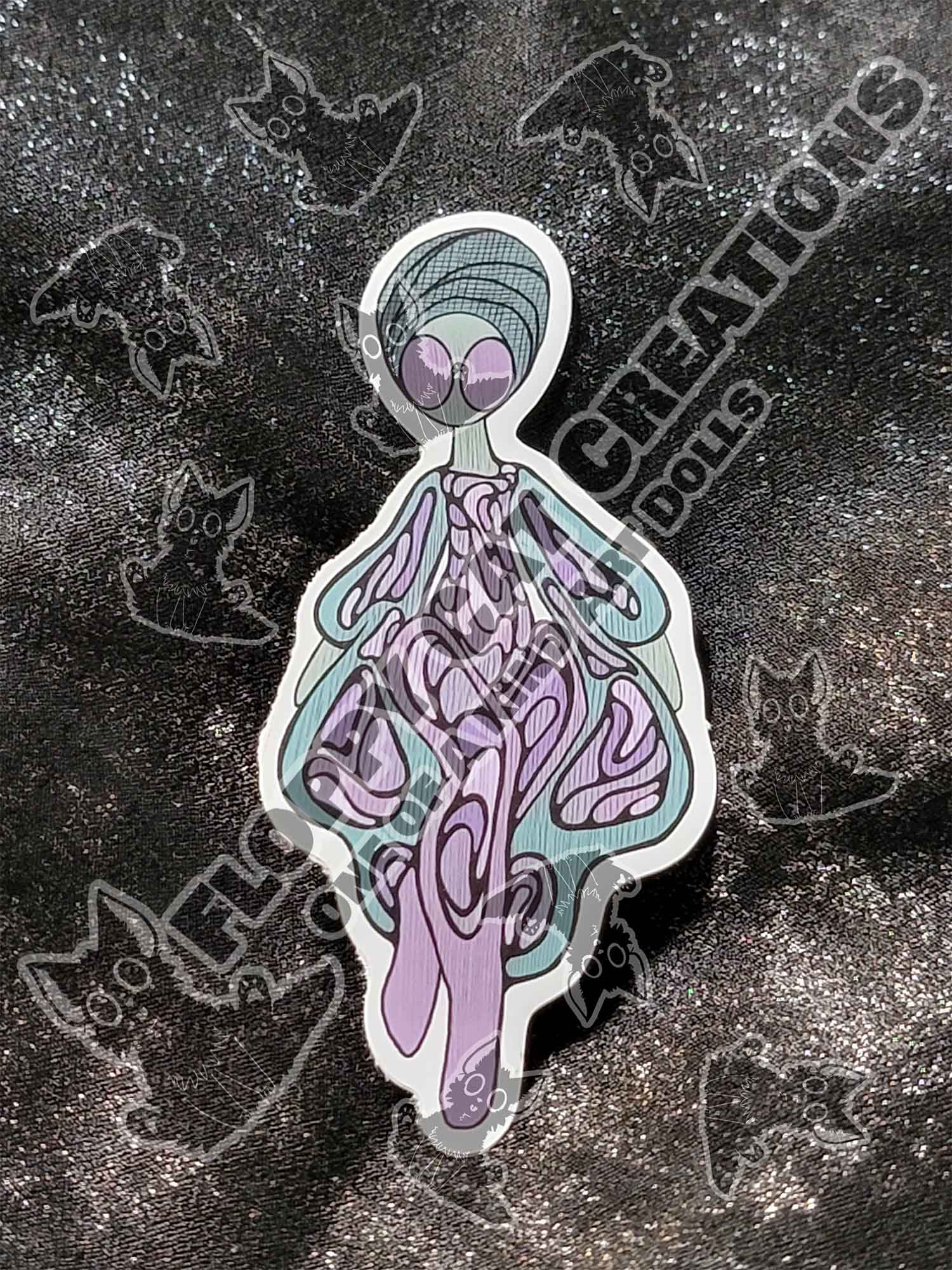 "Waterfall Dress StitchPunk" Sticker