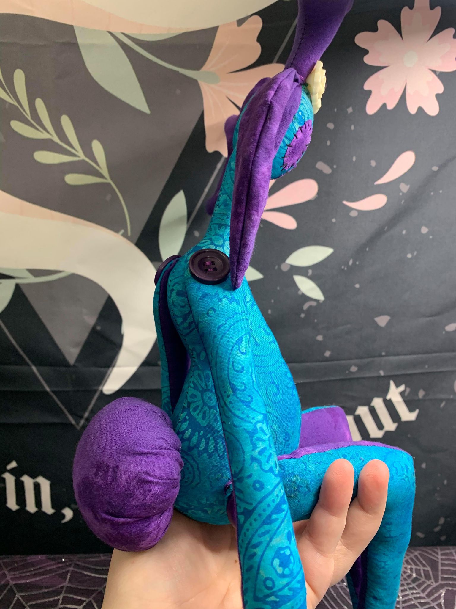 Festive Jackalope Stitchpunk