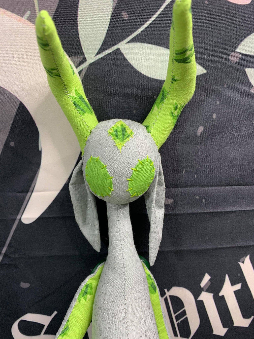 Glittery Green Stitchpunk
