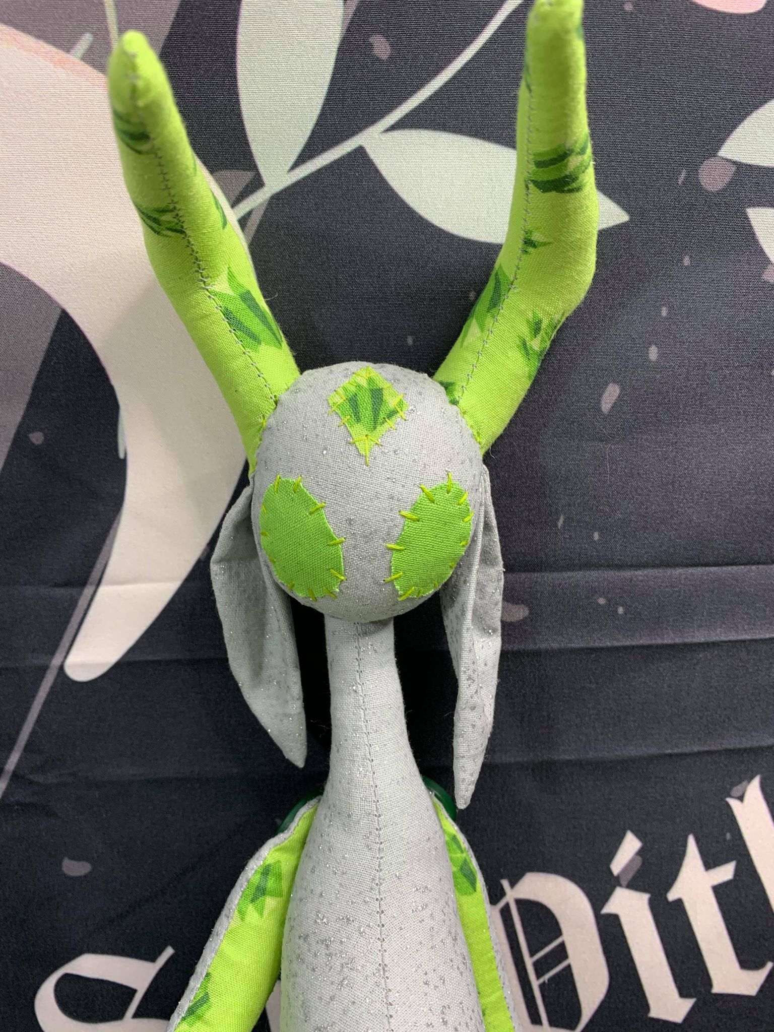 Glittery Green Stitchpunk