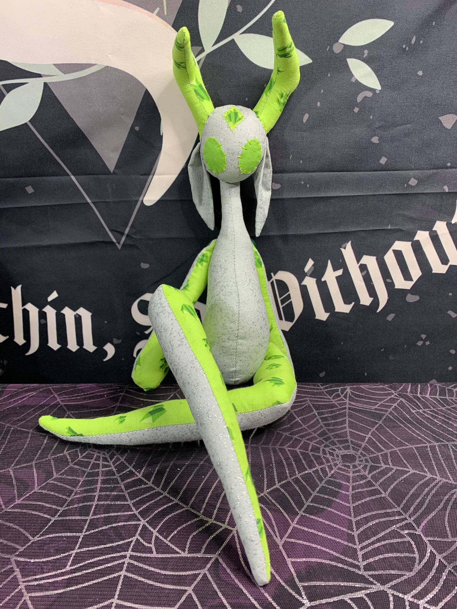 Glittery Green Stitchpunk