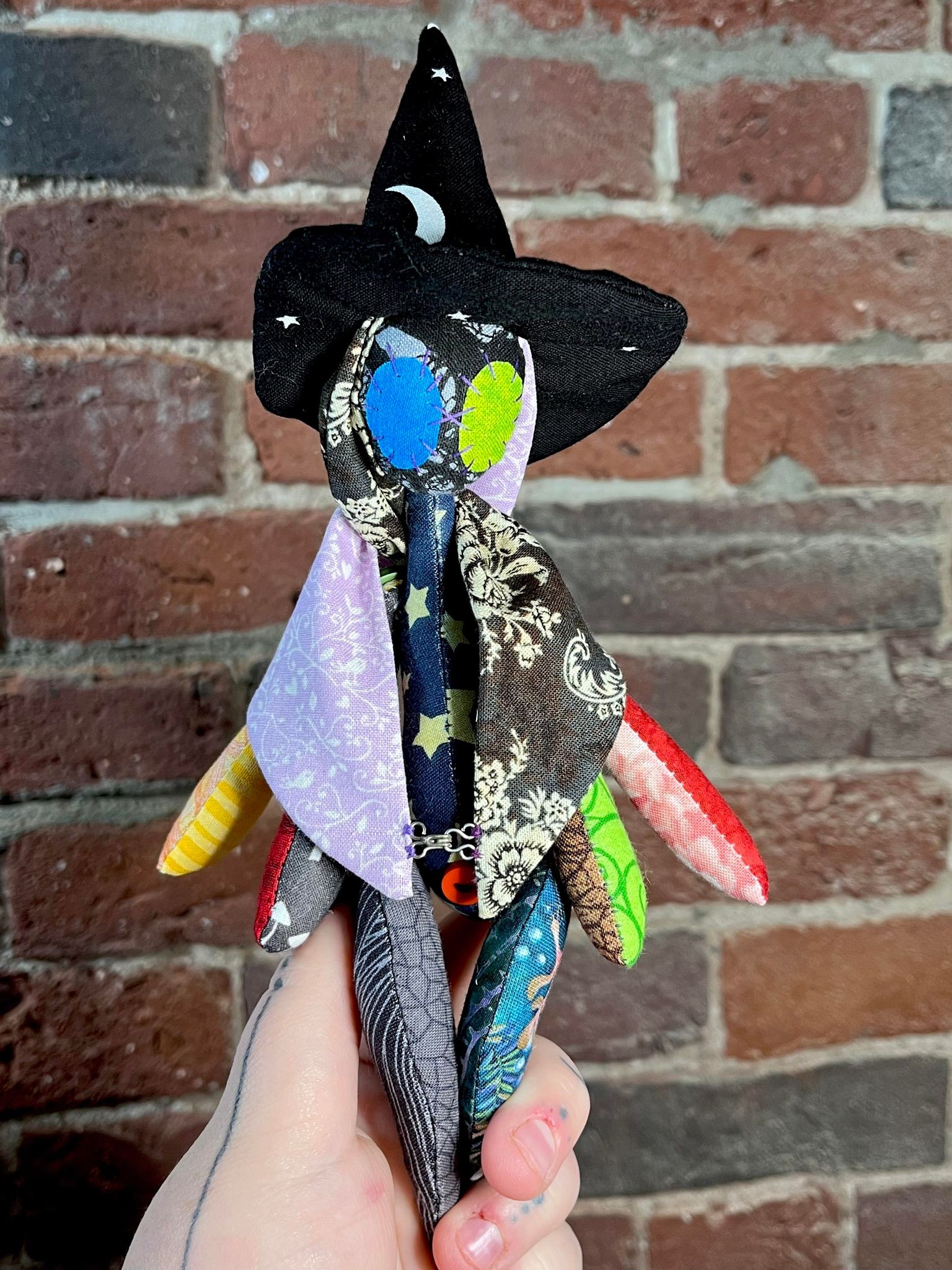 Chilly Patchwork Witch Pocket-Frankenpunk