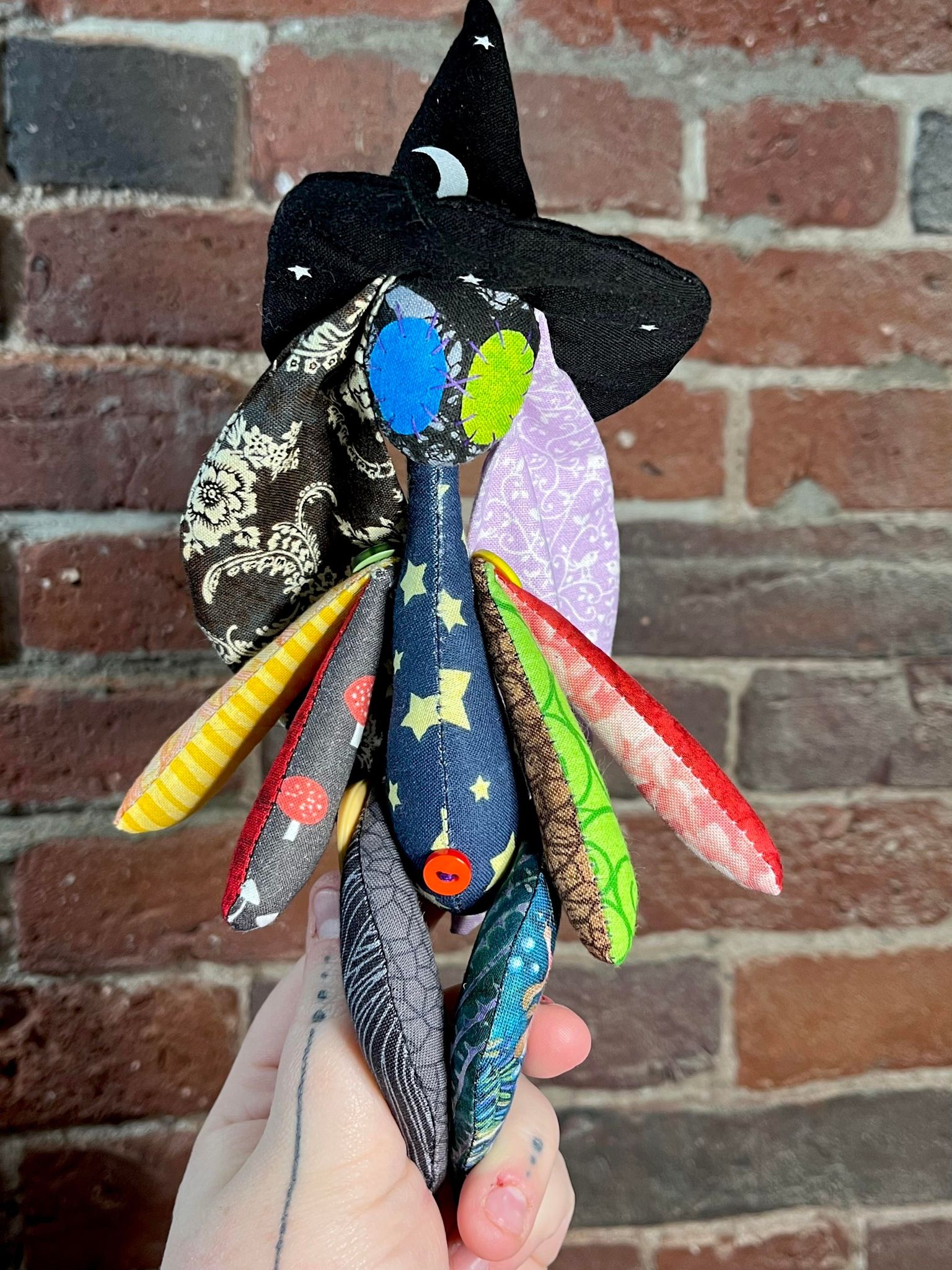 Chilly Patchwork Witch Pocket-Frankenpunk