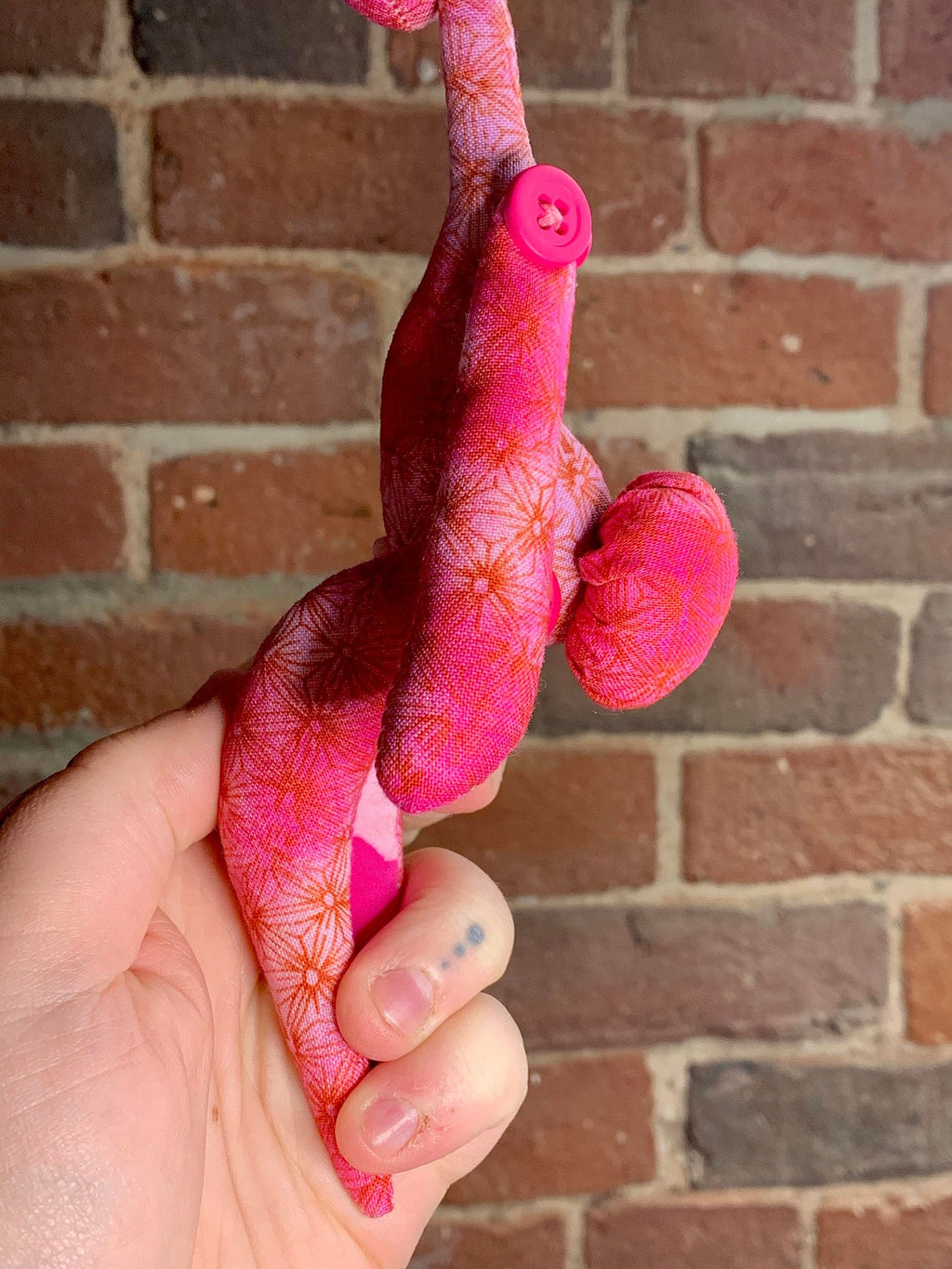 Hot Pink Bunno Bean Pocketpunk