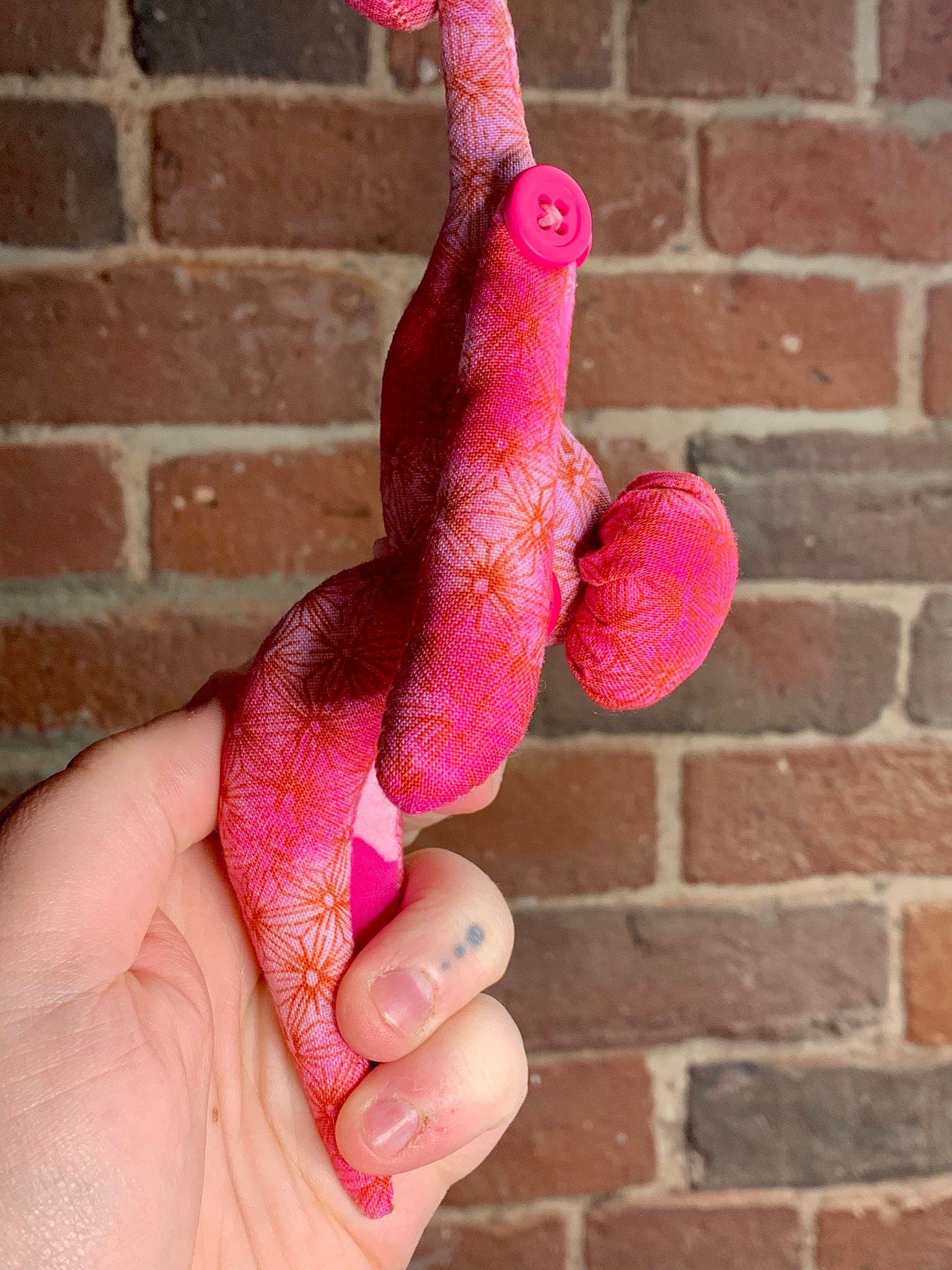 Hot Pink Bunno Bean Pocketpunk