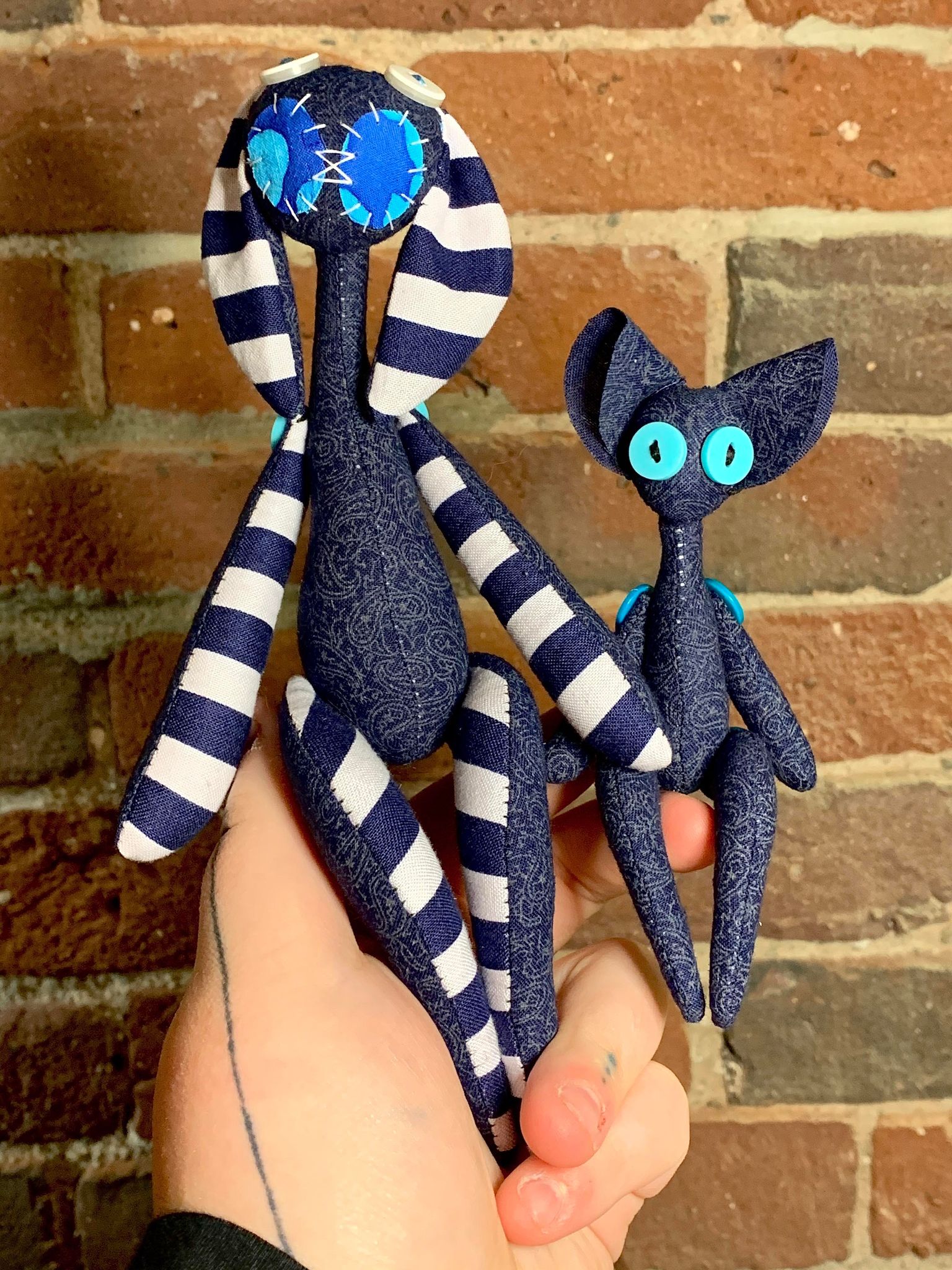 Little Blue Friends Pocketpunk Pair