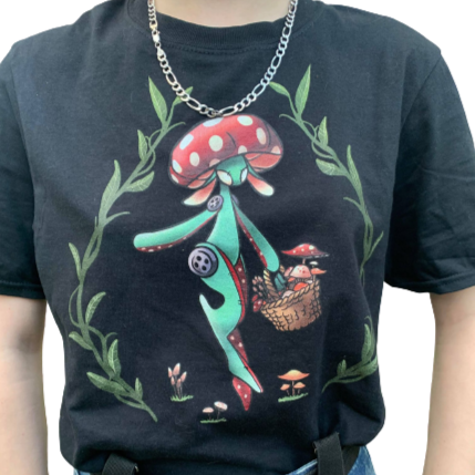 Mushroom Stitchpunk Unisex T-shirt