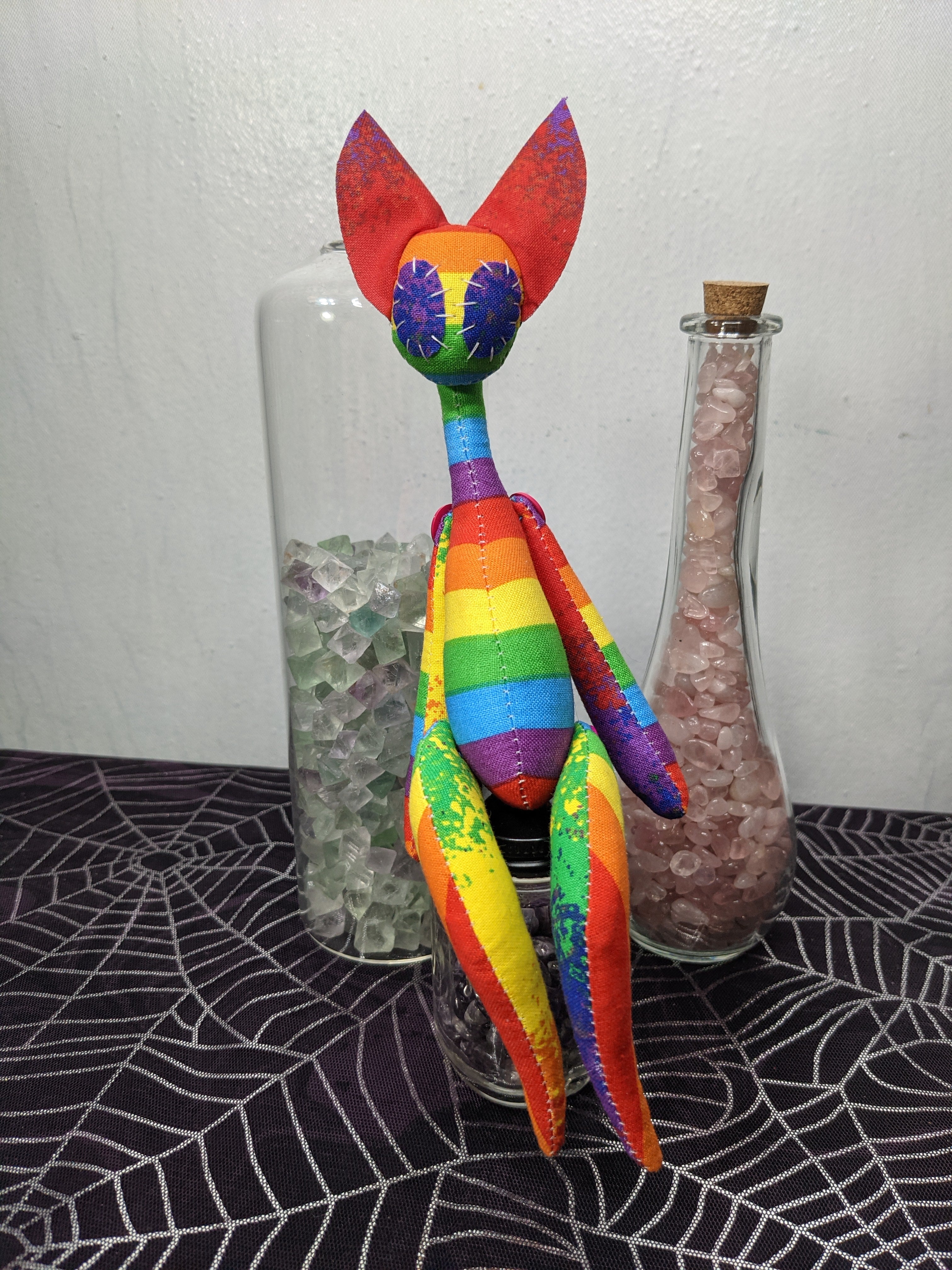 Bright Rainbow Stripe Pridepunk