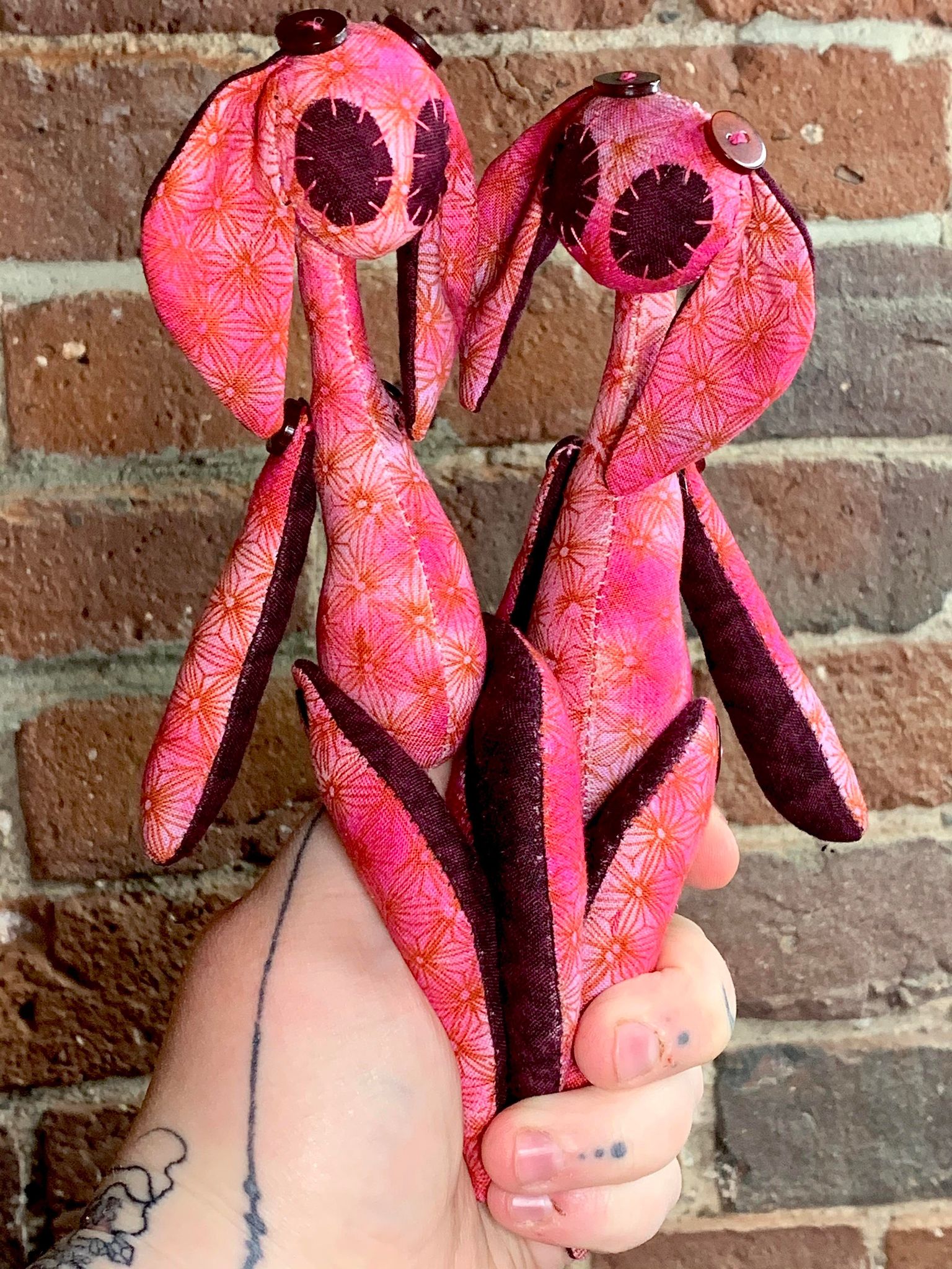 Peony Pickers Pocketpunk Pair