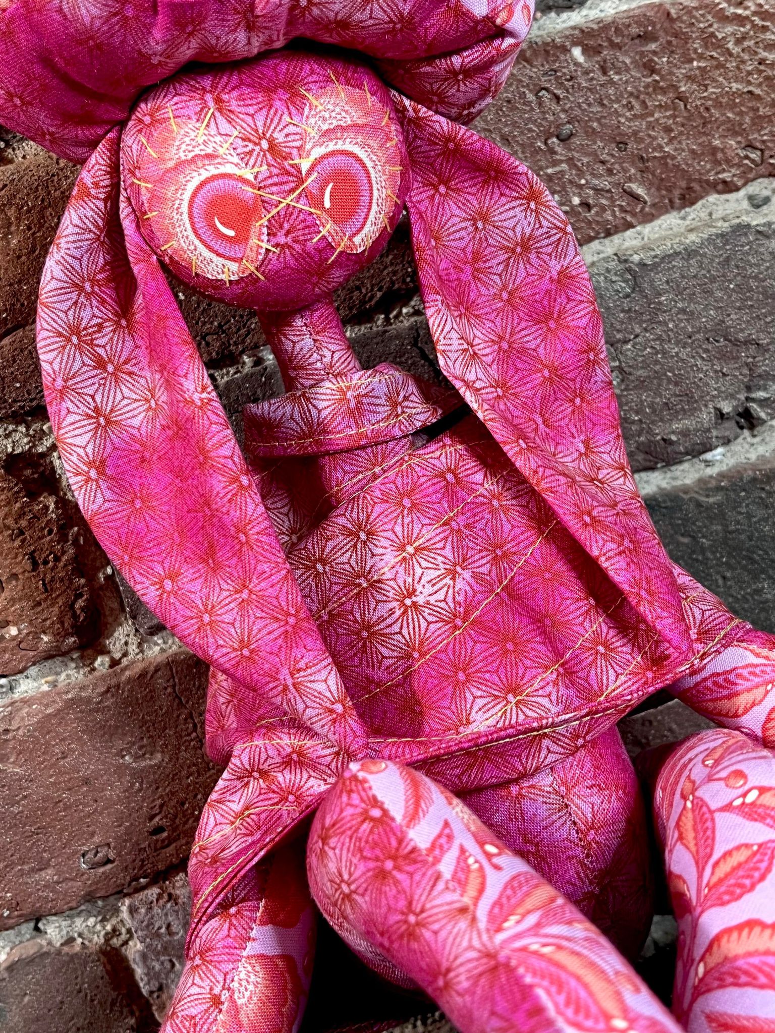 Pink Waxcap Stitchpunk