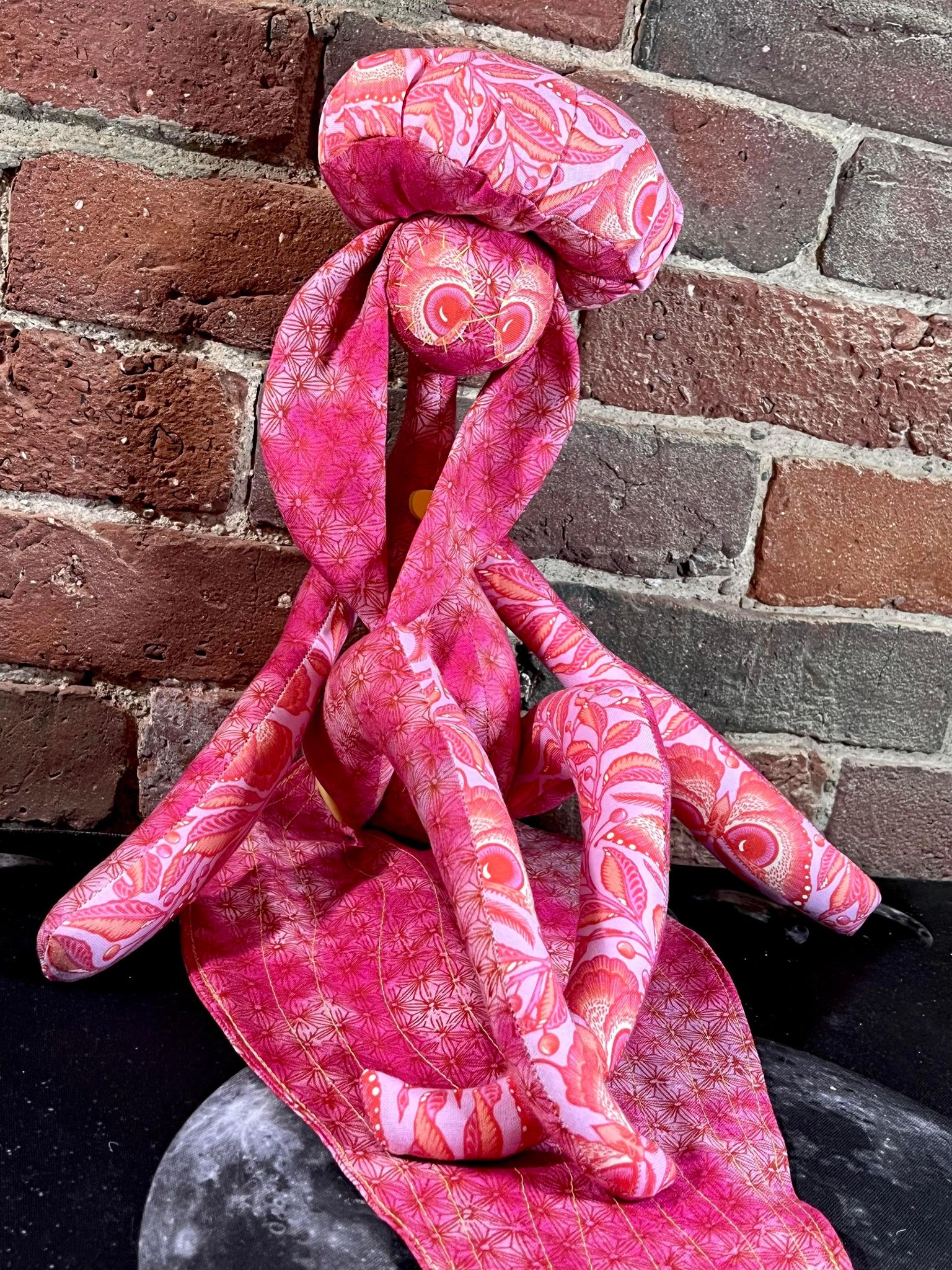 Pink Waxcap Stitchpunk