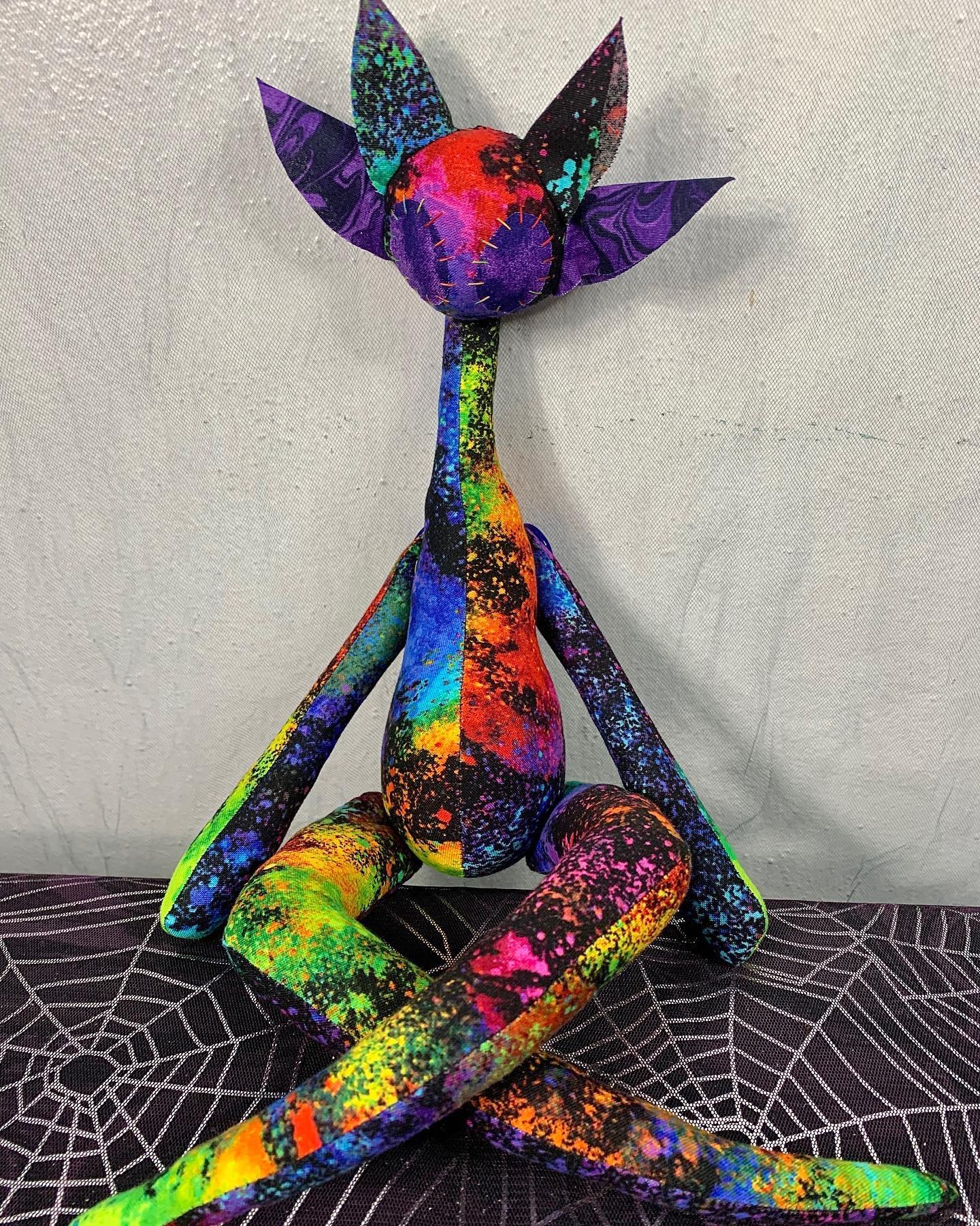 Vibrant Violet Rainbow Stitchpunk
