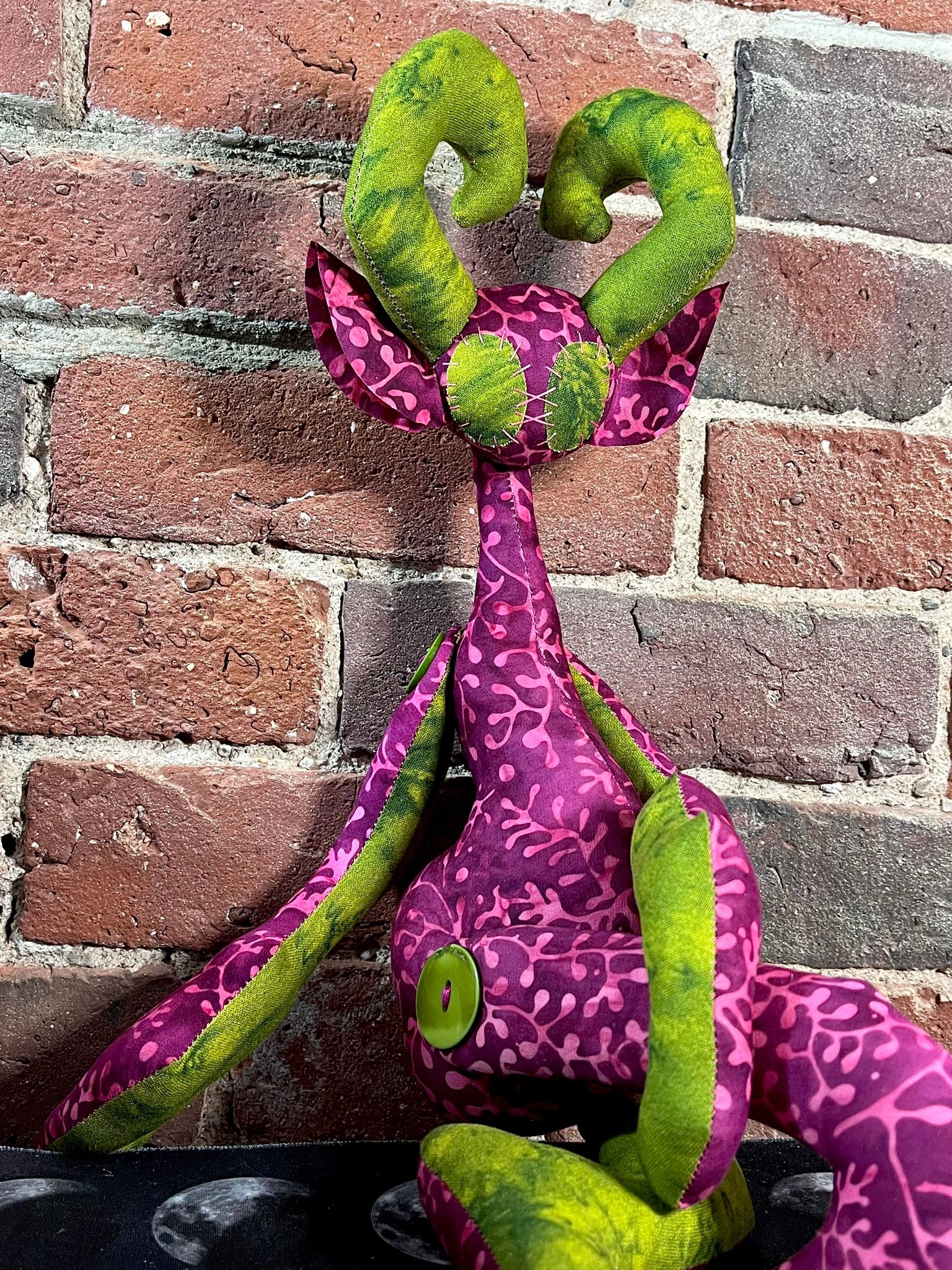 Raspberry Moss Stitchpunk