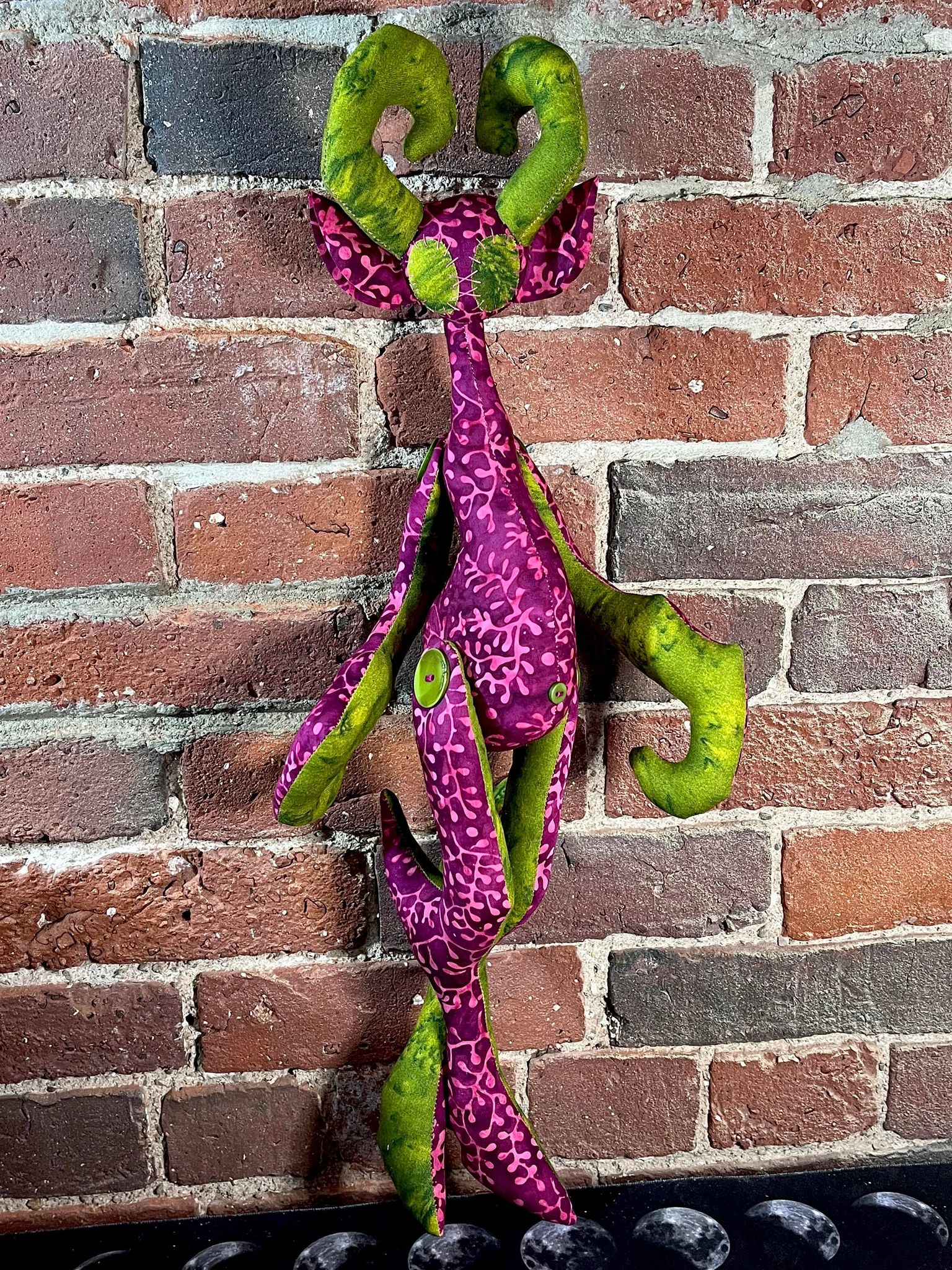 Raspberry Moss Stitchpunk
