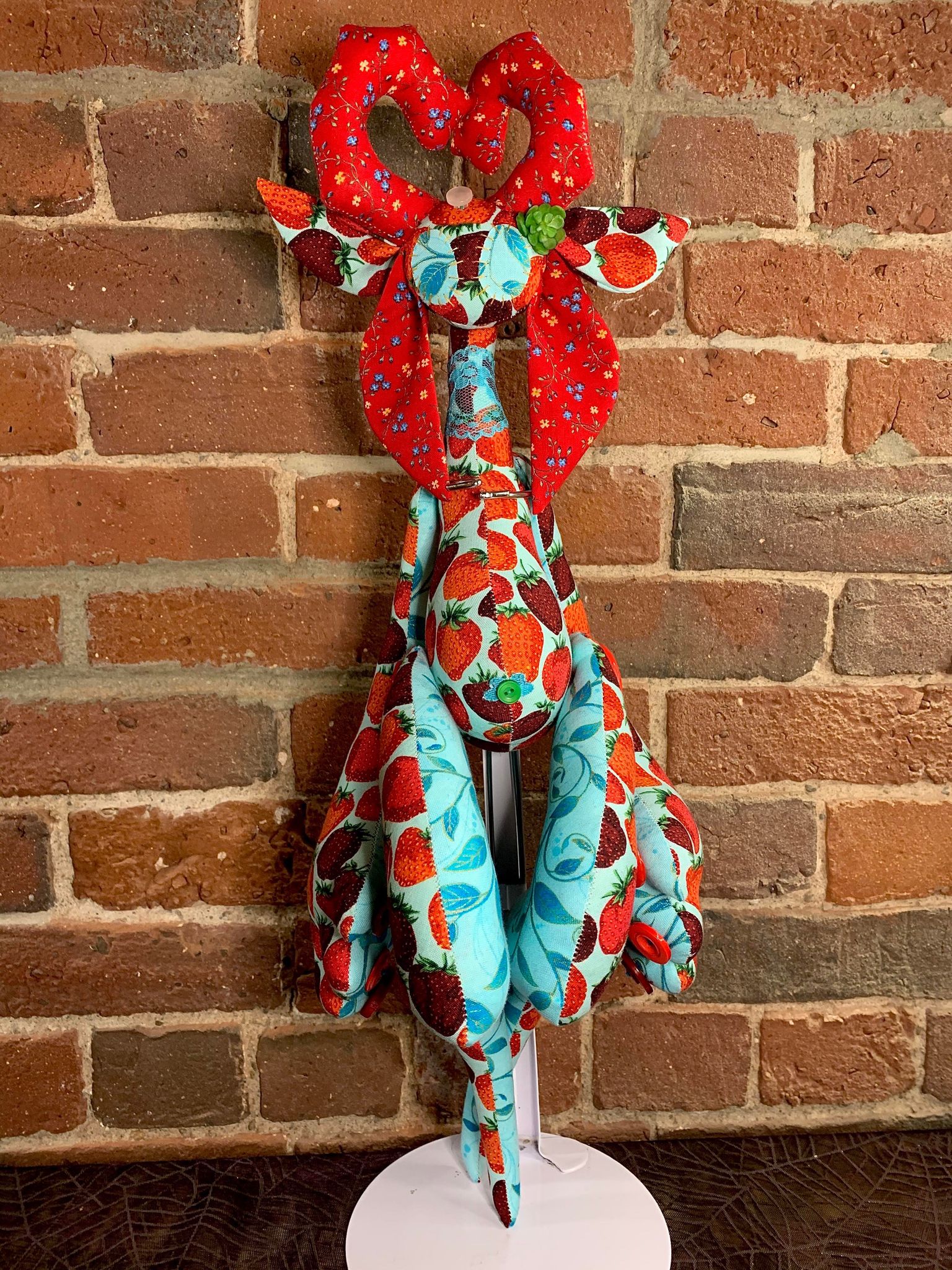 Strawberry Snacking Stitchpunk