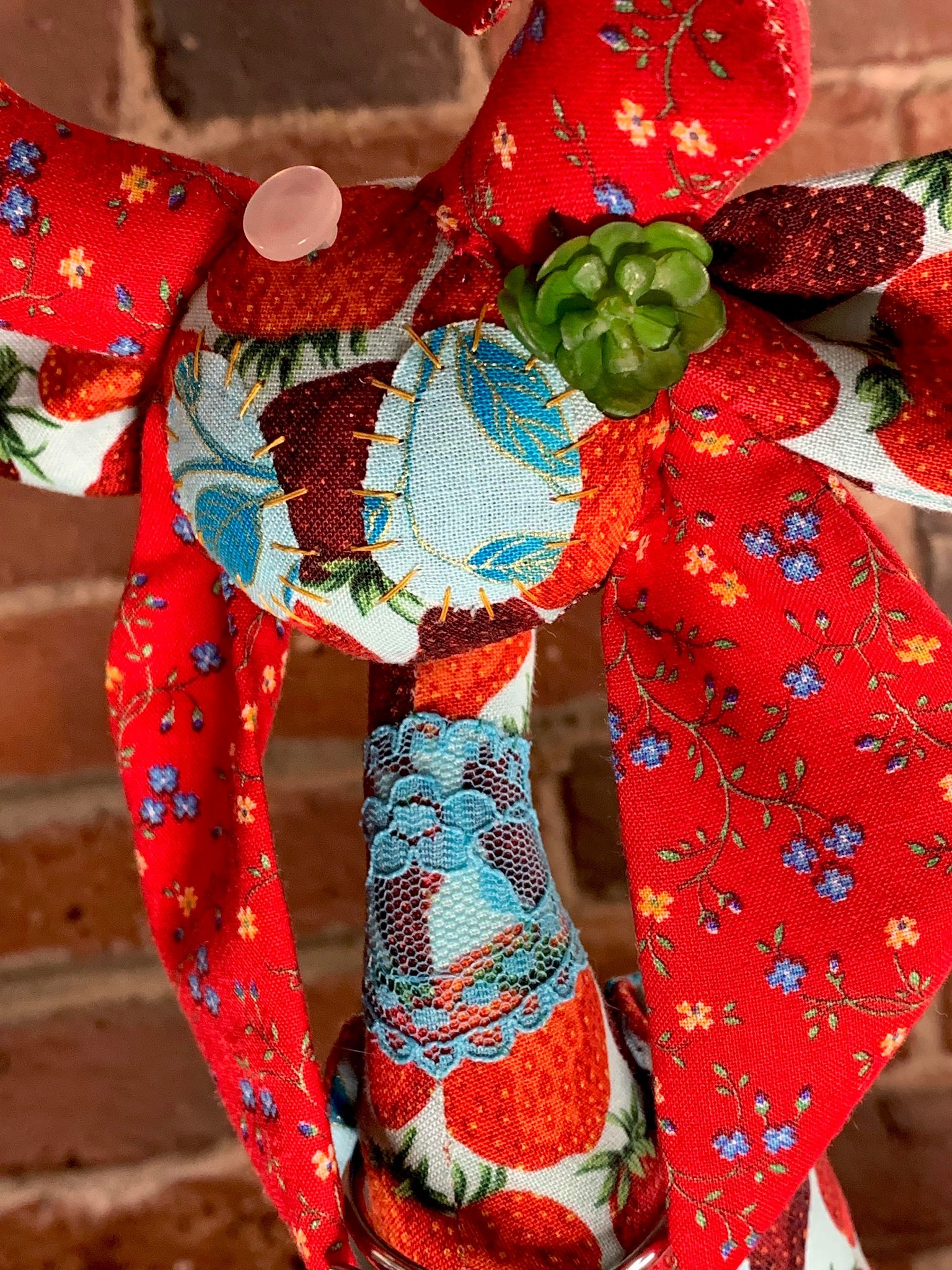 Strawberry Snacking Stitchpunk