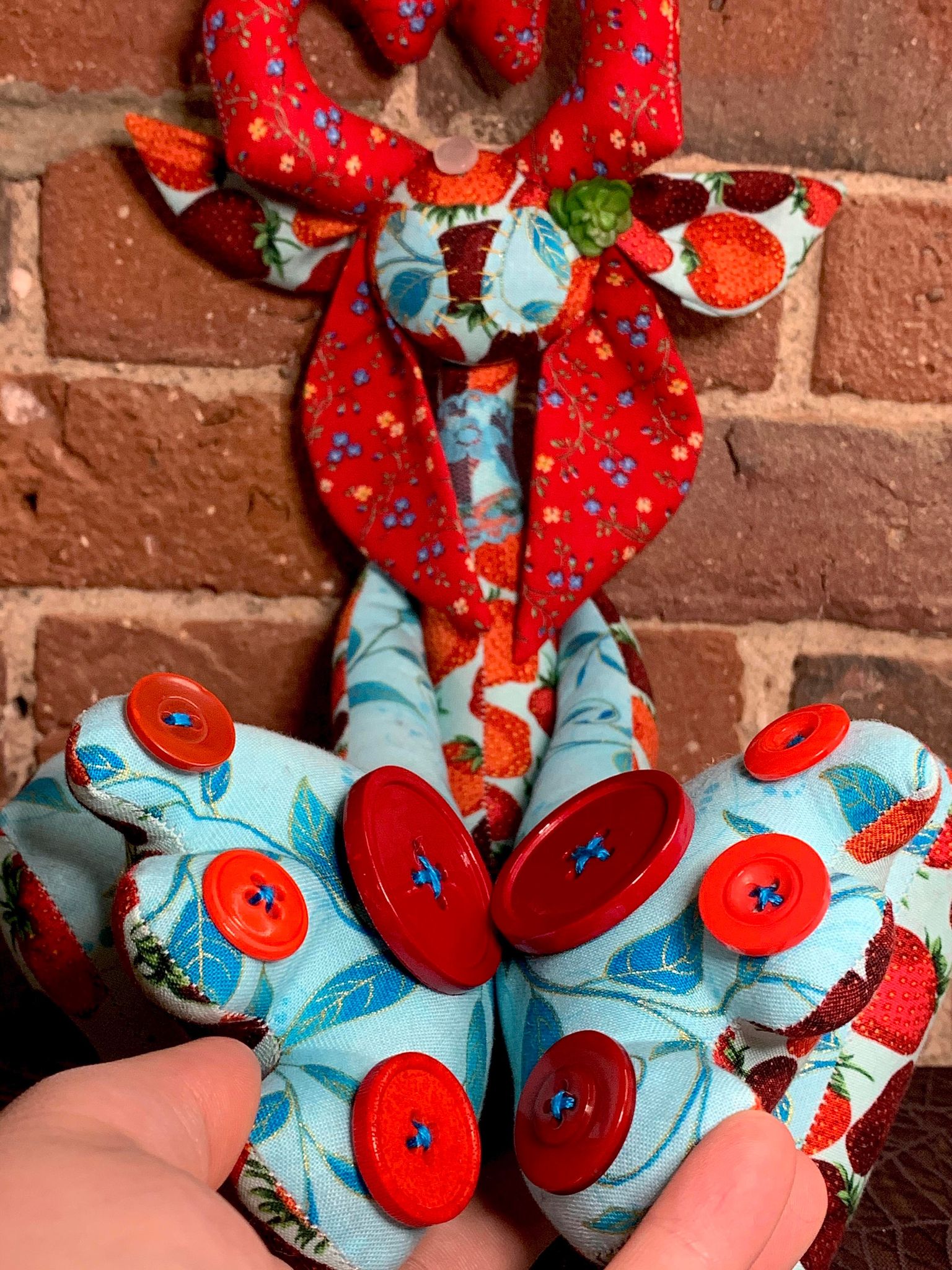 Strawberry Snacking Stitchpunk