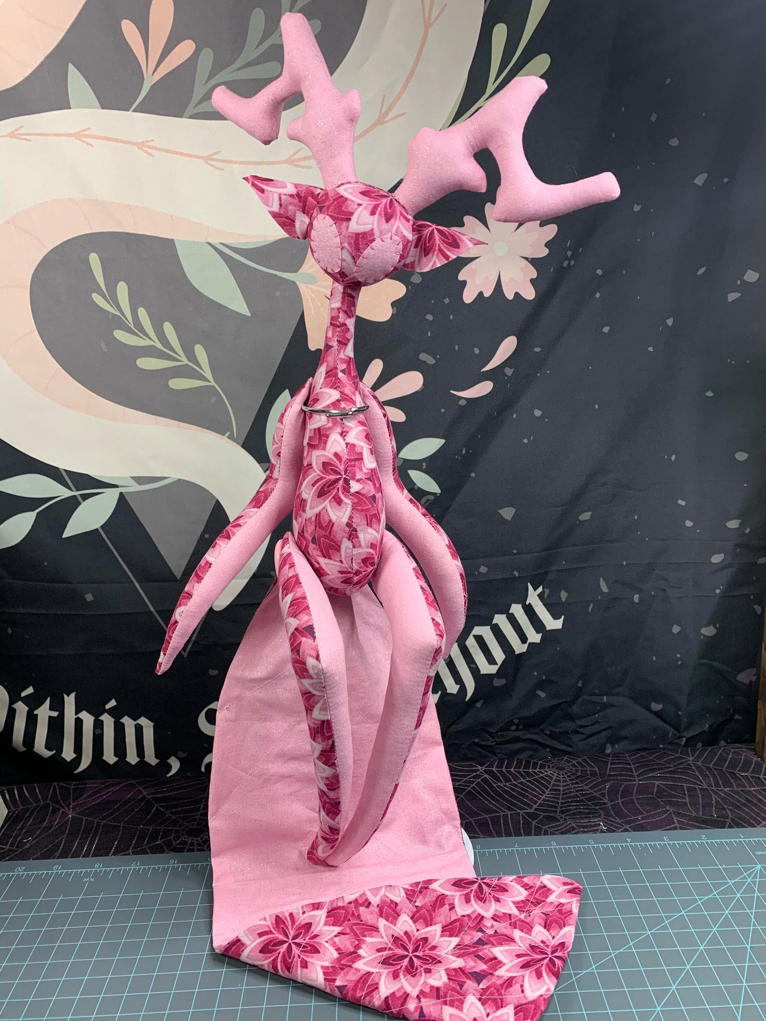 Pink Dahlia Stitchpunk